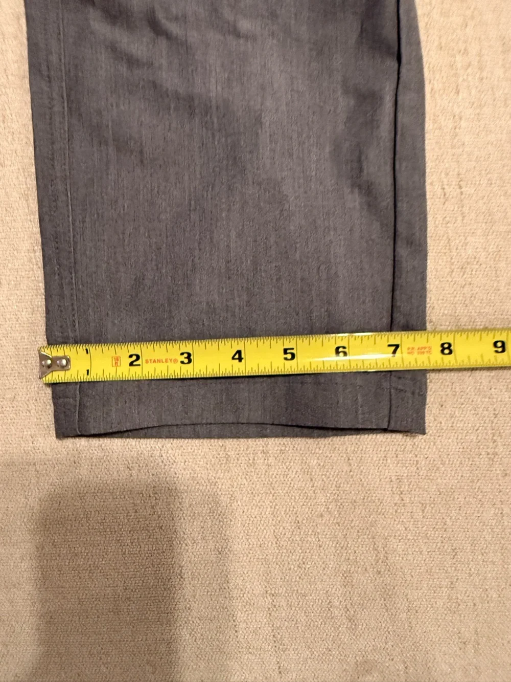 Figs Men's Gray Cargo Drawstring Pants with Green Cord